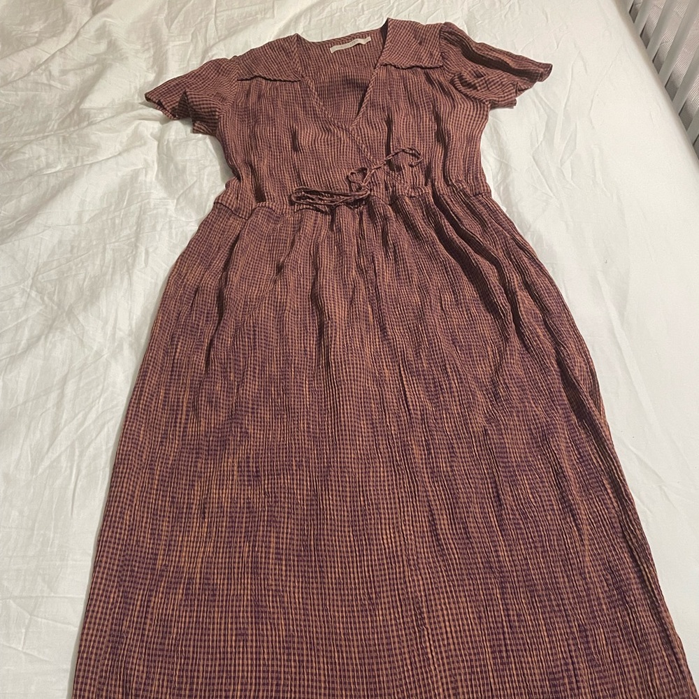 Christy Dawn “Dawn” Dress in Plum Check